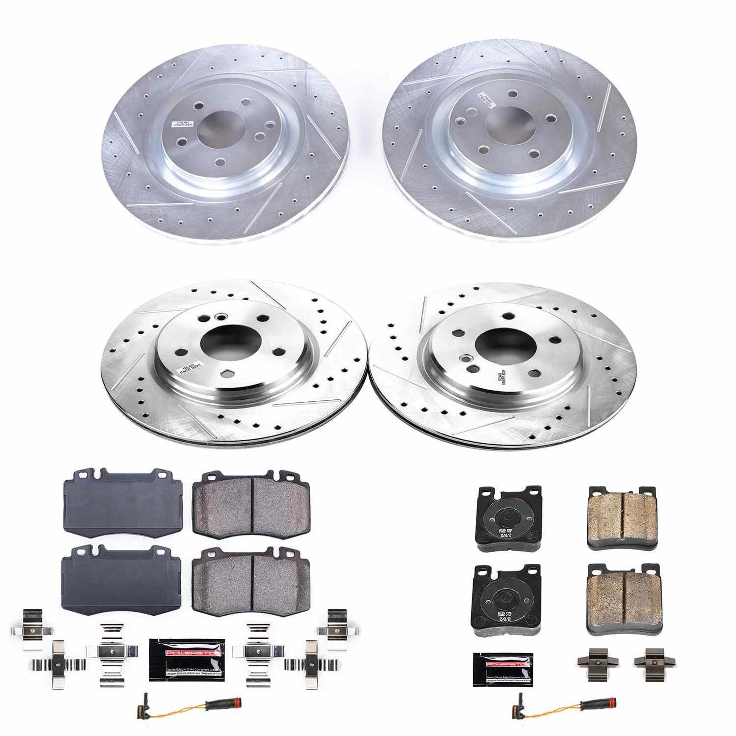 PowerStop Power Stop 03-06 Mercedes-Benz CLK500 Front & Rear Z23 Evolution Sport Brake Kit K7828