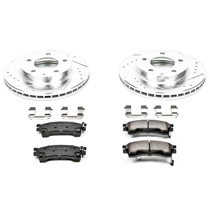 PowerStop Power Stop 93-97 Ford Probe Front Z23 Evolution Sport Brake Kit K782