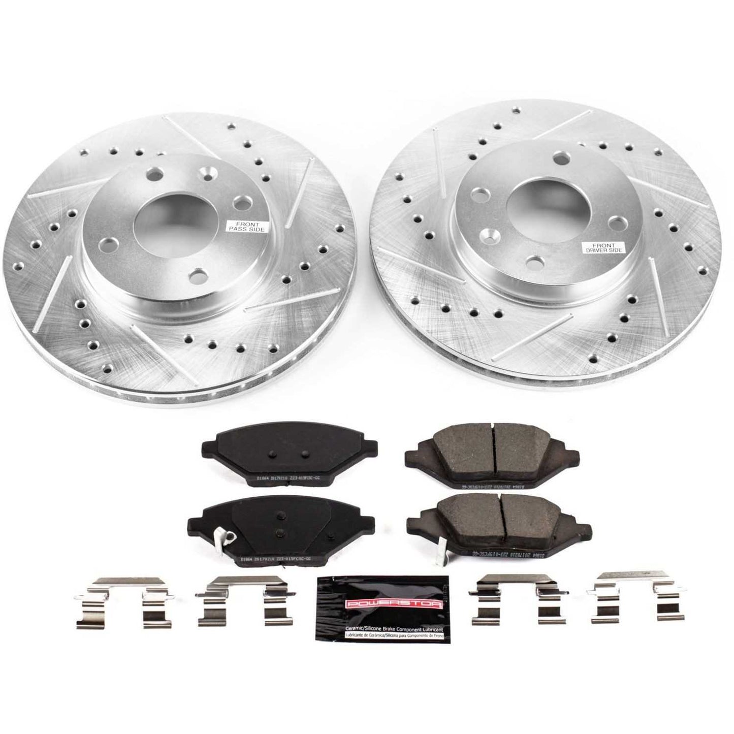 PowerStop Power Stop 16-19 Chevrolet Spark Front Z23 Evolution Sport Brake Kit K7844