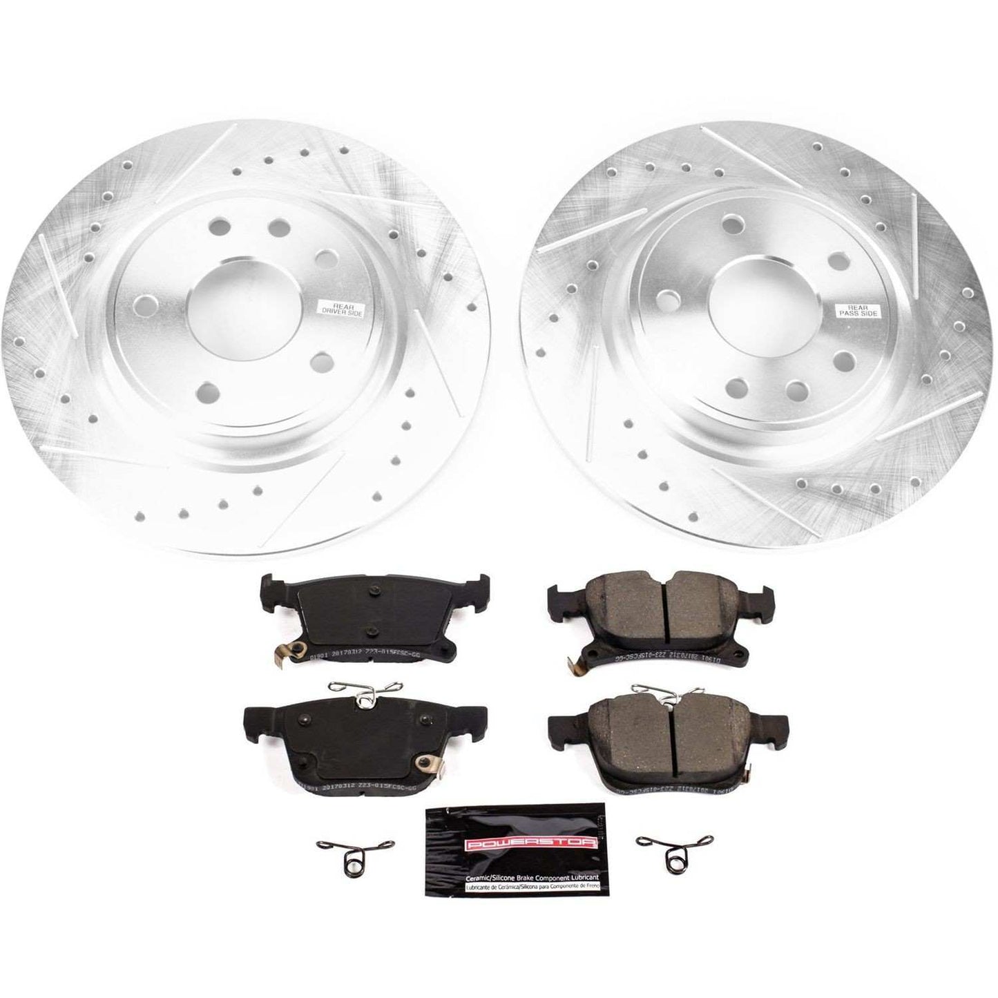 PowerStop Power Stop 17-19 Chrysler Pacifica Rear Z23 Evolution Sport Brake Kit K7845