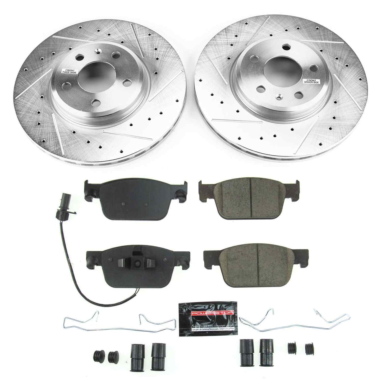 PowerStop Power Stop 17-19 Audi A4 Front Z23 Evolution Sport Brake Kit K7860