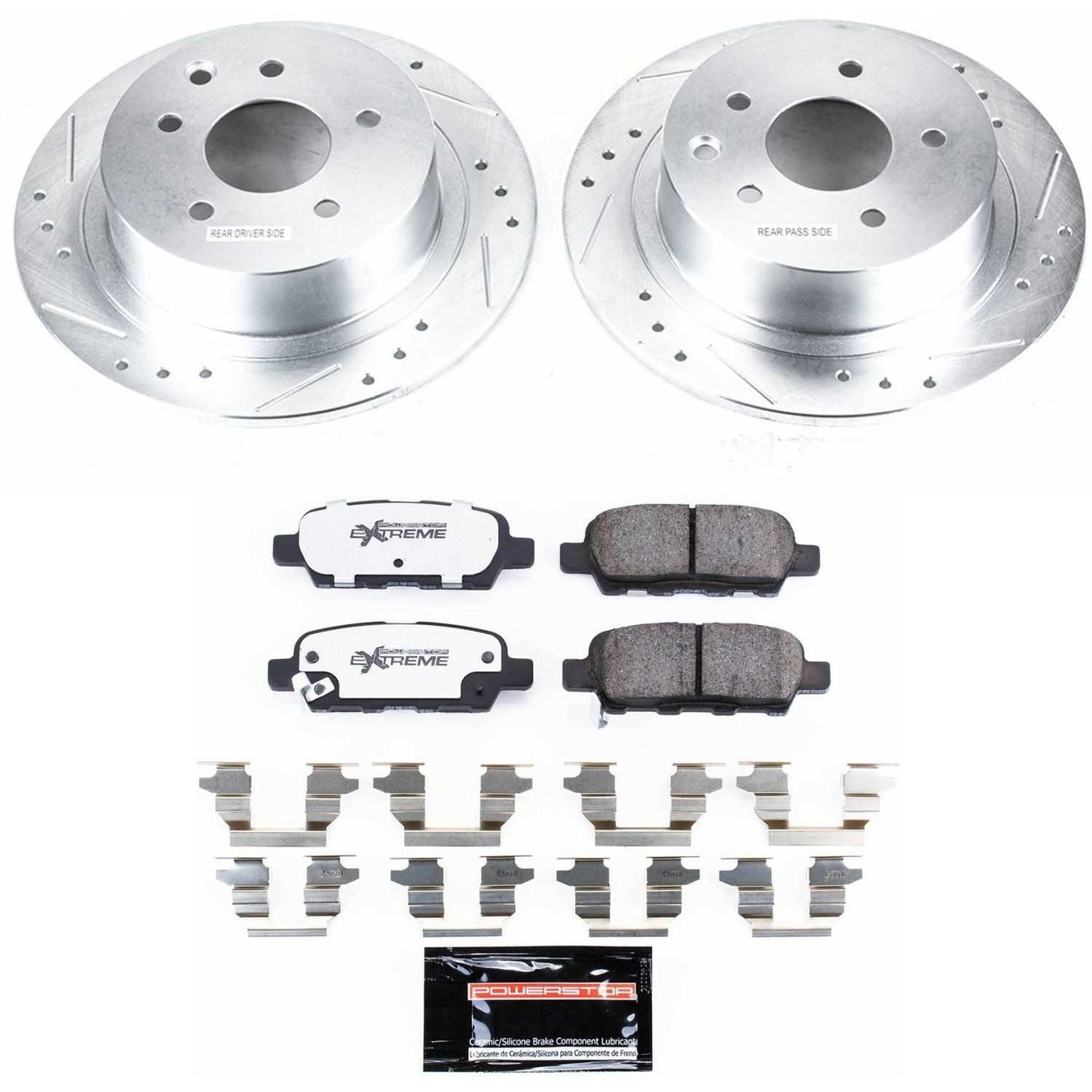 PowerStop Power Stop 07-10 Nissan Altima Rear Z26 Street Warrior Brake Kit K7864-26
