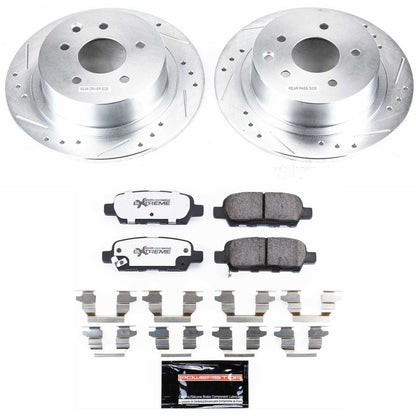 PowerStop Power Stop 07-10 Nissan Altima Rear Z26 Street Warrior Brake Kit K7864-26