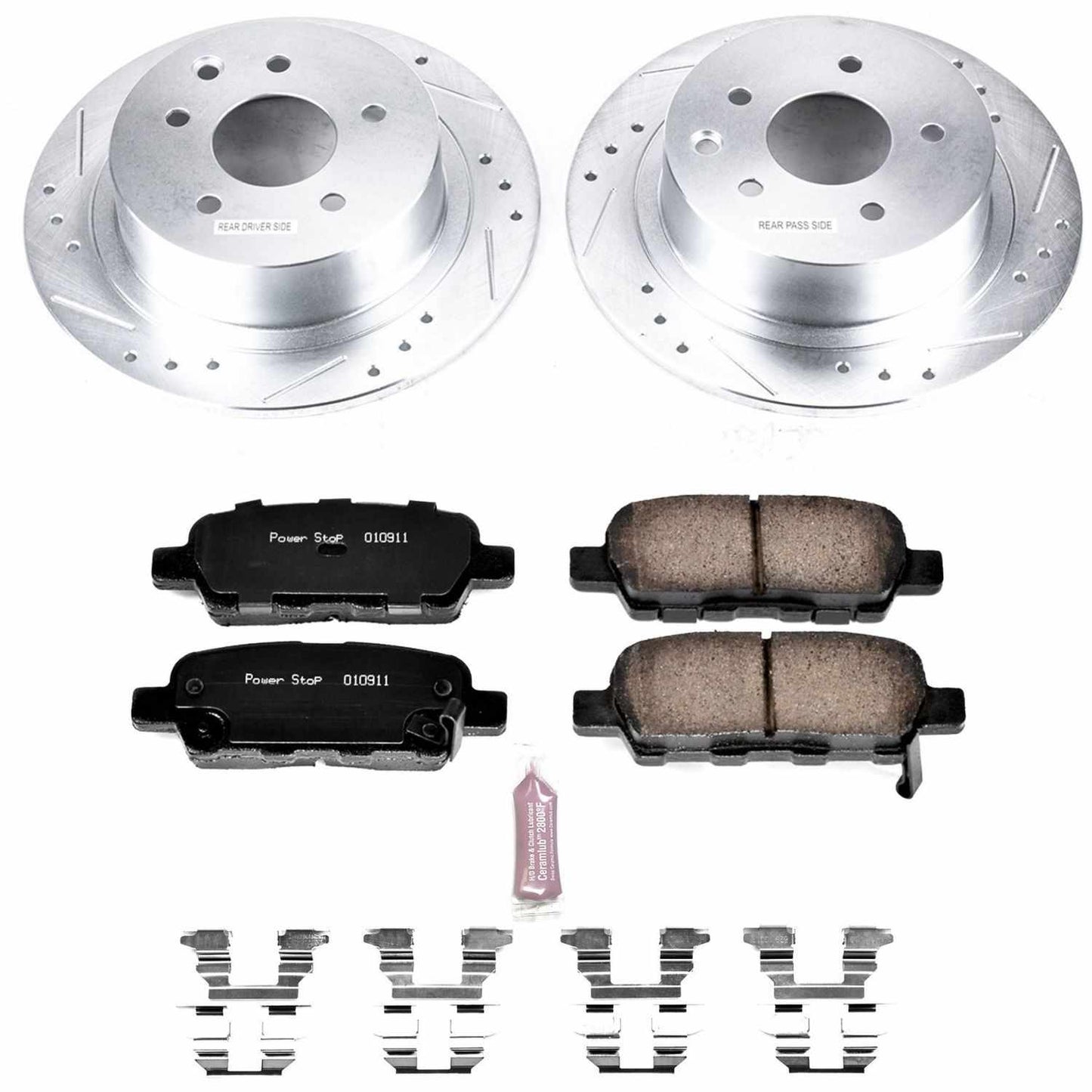 PowerStop Power Stop 07-10 Nissan Altima Rear Z23 Evolution Sport Brake Kit K7864