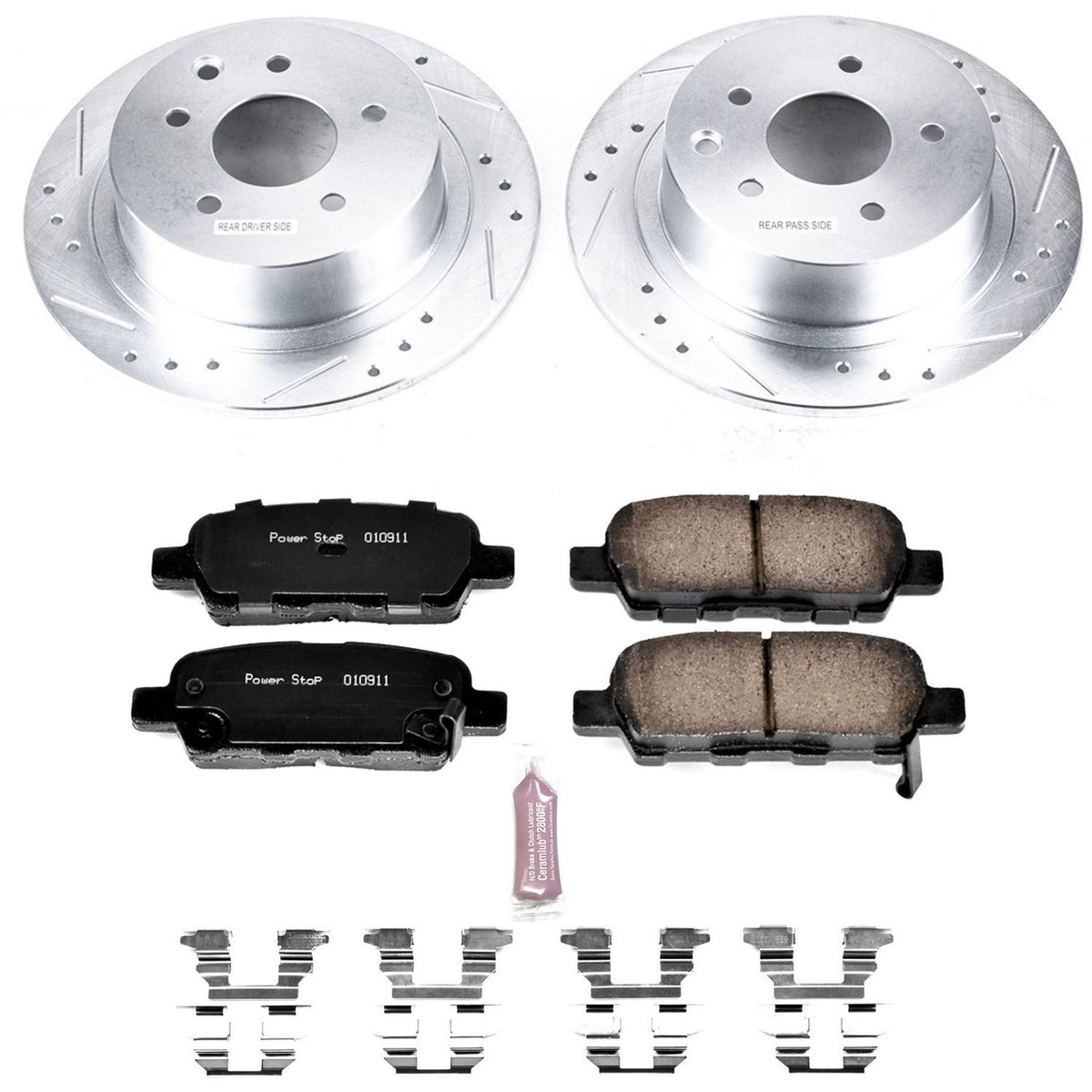 PowerStop Power Stop 07-10 Nissan Altima Rear Z23 Evolution Sport Brake Kit K7864