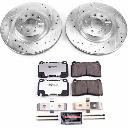 PowerStop Power Stop 17-19 Honda Civic Front Z26 Street Warrior Brake Kit K7869-26