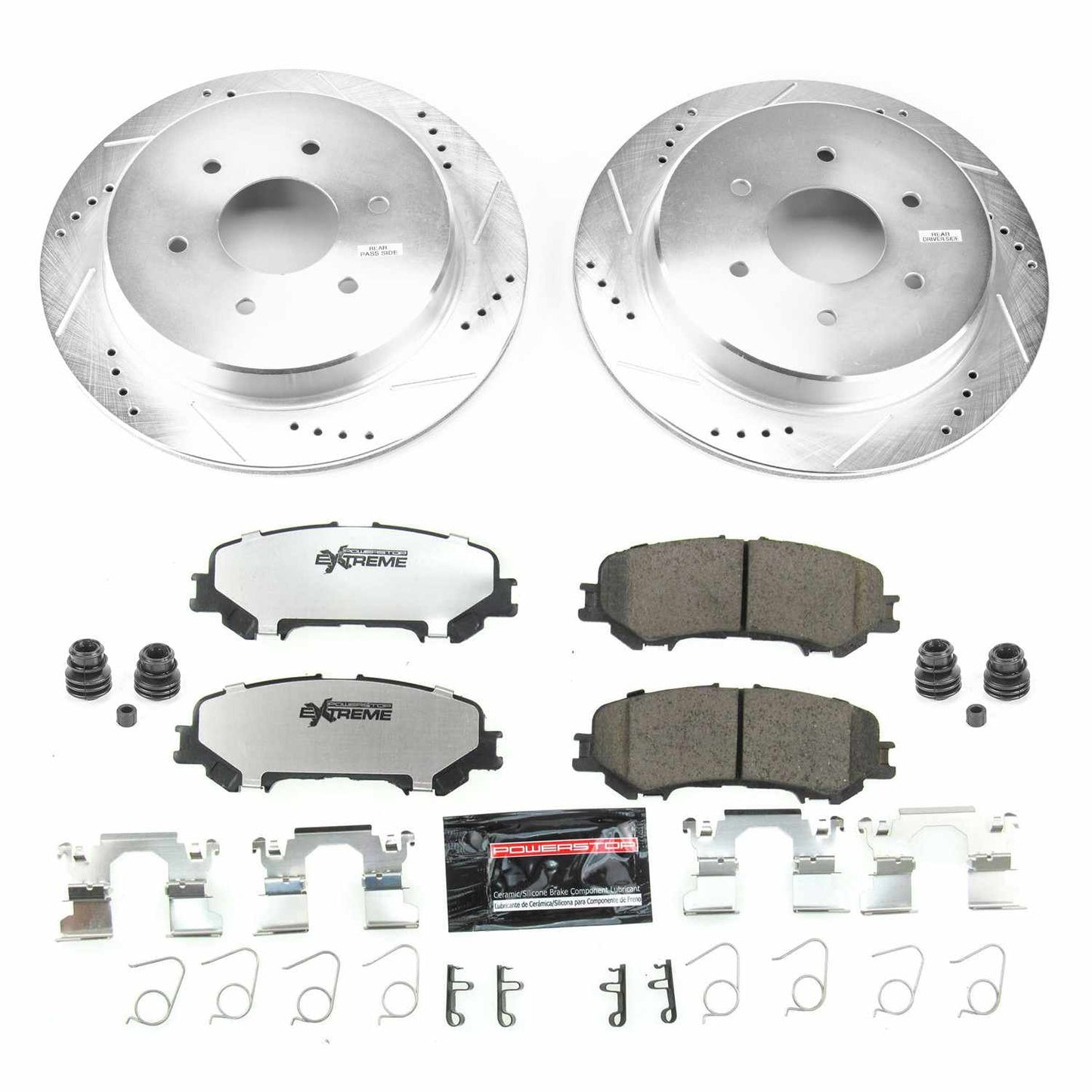 PowerStop Power Stop 17-19 Nissan Titan Rear Z36 Truck & Tow Brake Kit K7874-36