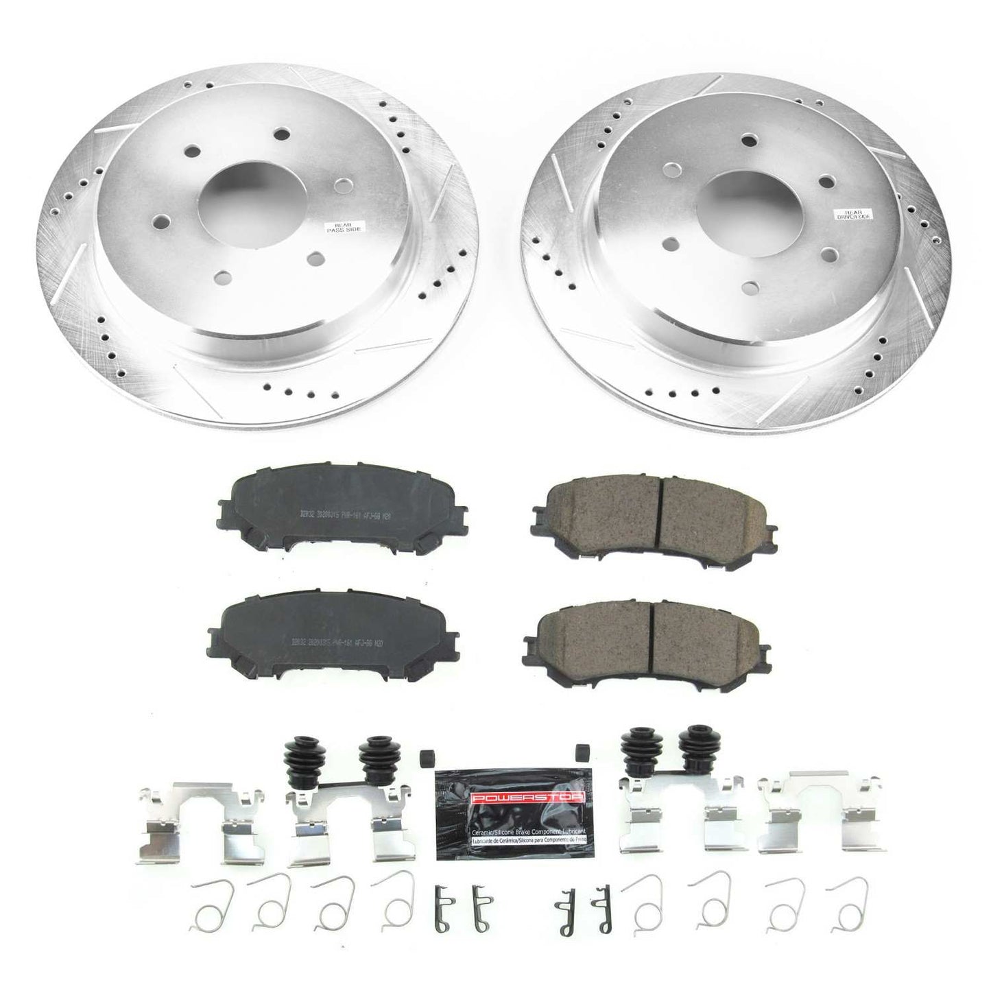 PowerStop Power Stop 17-18 Nissan Titan Rear Z23 Evolution Sport Brake Kit K7874