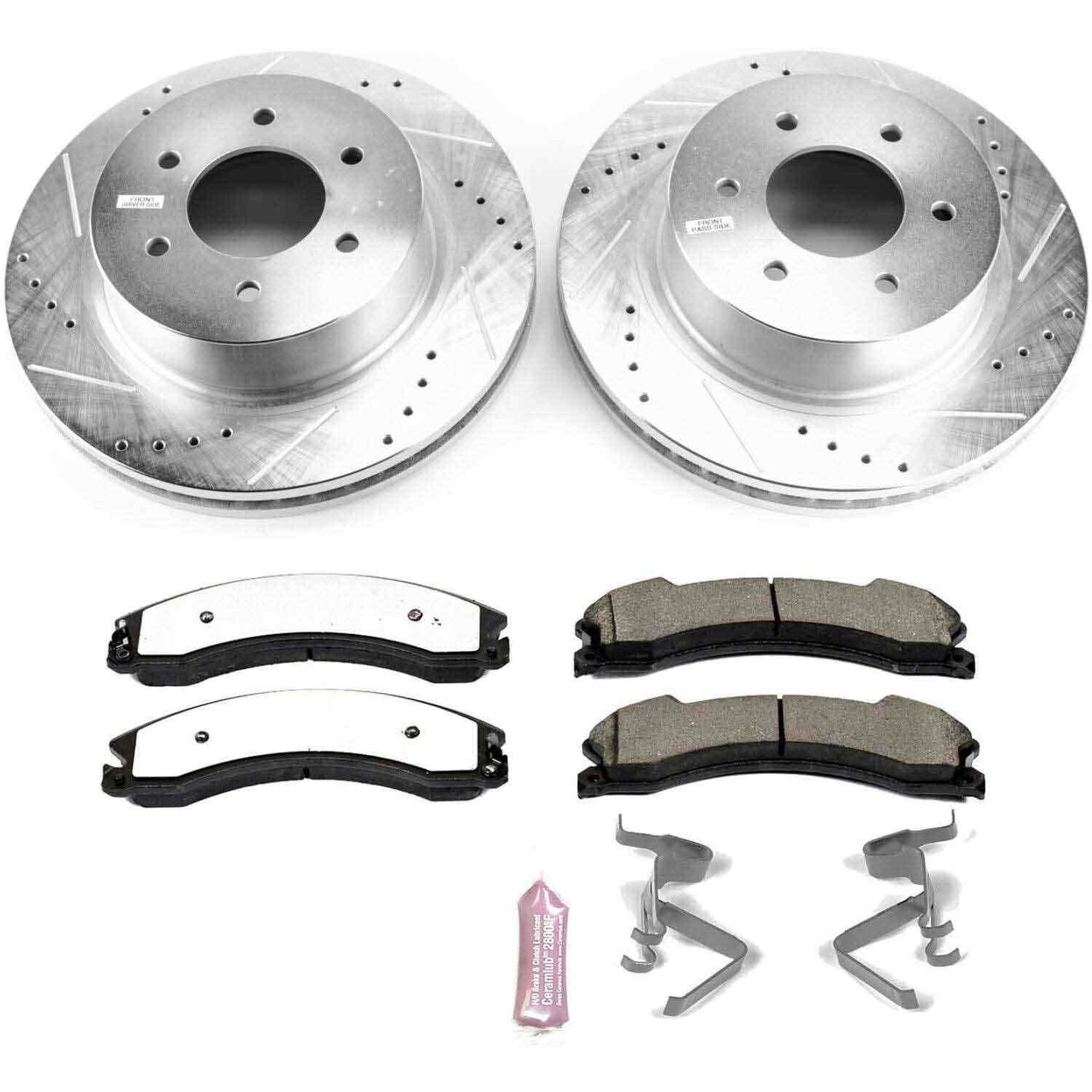 PowerStop Power Stop 16-18 Nissan Titan XD Front Z36 Truck & Tow Brake Kit K7875-36