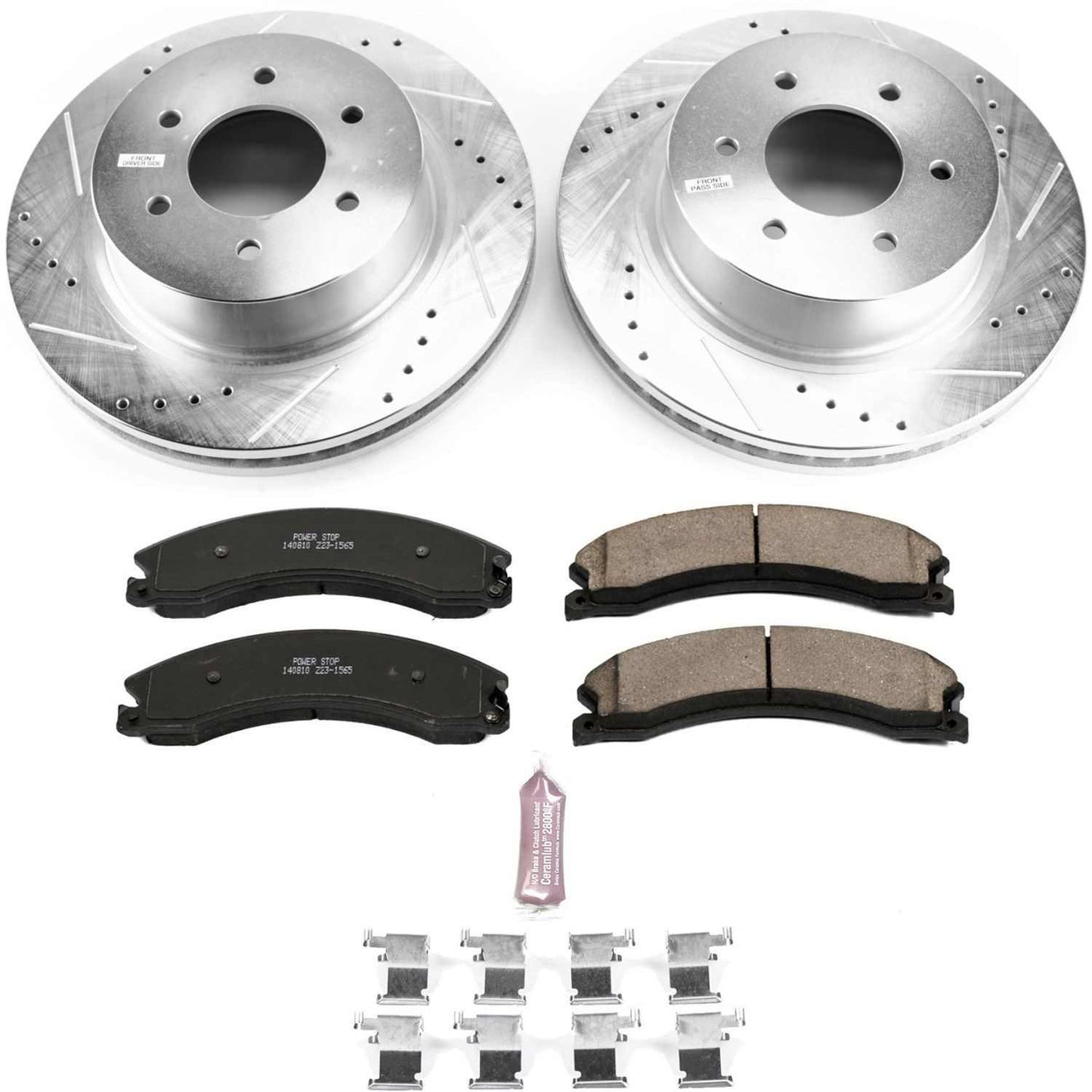 PowerStop Power Stop 16-18 Nissan Titan XD Front Z23 Evolution Sport Brake Kit K7875