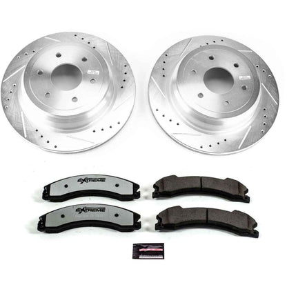 PowerStop Power Stop 16-18 Nissan Titan XD Rear Z36 Truck & Tow Brake Kit K7877-36
