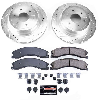 PowerStop Power Stop 16-18 Nissan Titan XD Rear Z23 Evolution Sport Brake Kit K7877