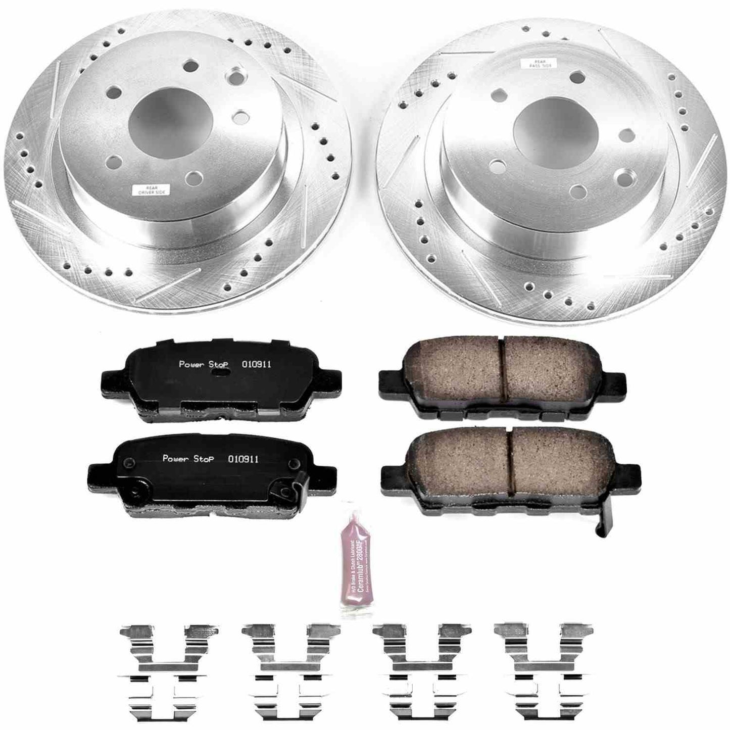 PowerStop Power Stop 14-17 Nissan Juke Rear Z23 Evolution Sport Brake Kit K7881