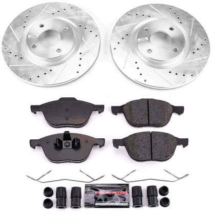 PowerStop Power Stop 2018 Ford EcoSport Front Z23 Evolution Sport Brake Kit K7884