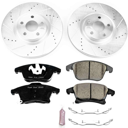 PowerStop Power Stop 17-19 Lincoln MKZ Front Z23 Evolution Sport Brake Kit K7885