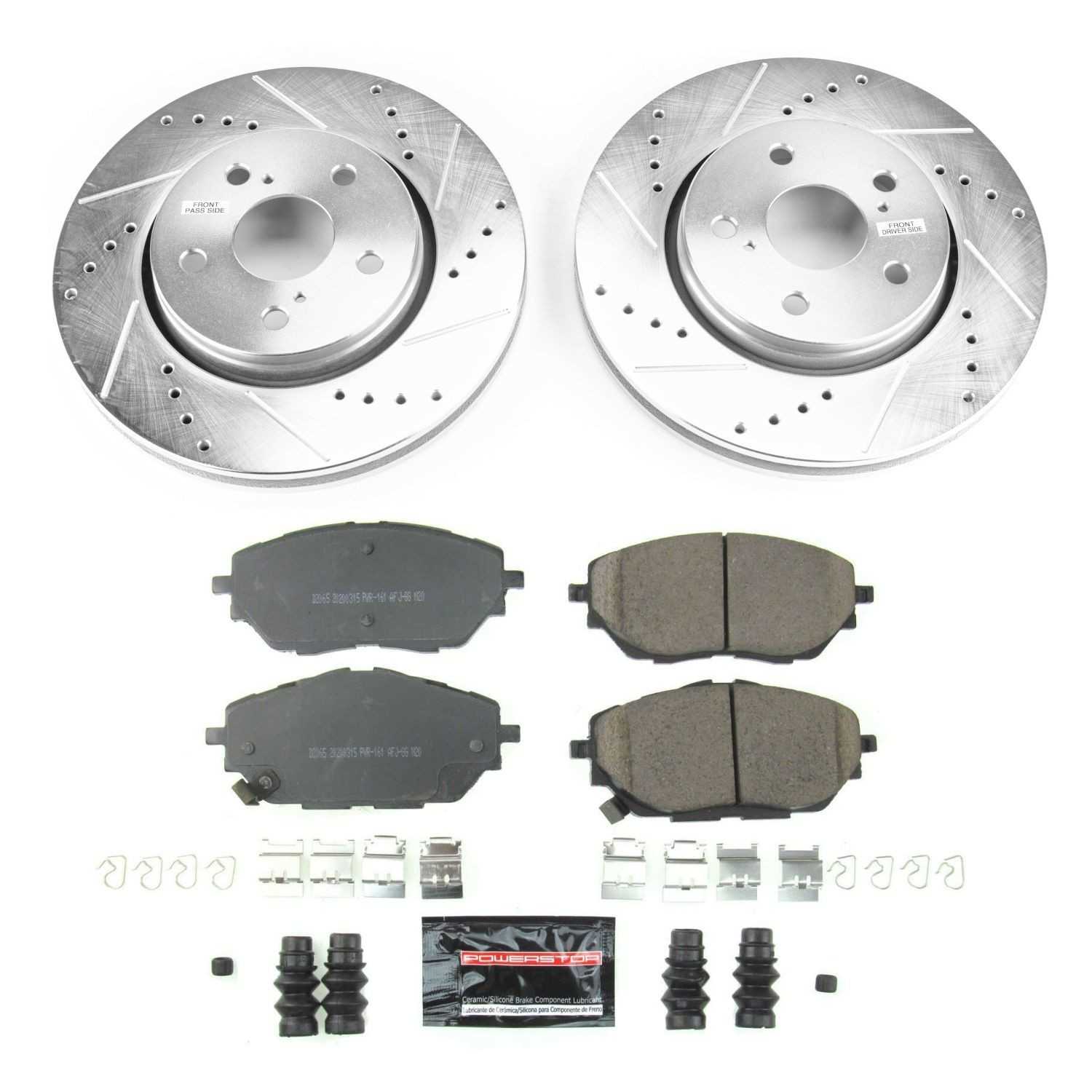 Power Stop 18-19 Toyota C-HR Front Z23 Evolution Sport Brake Kit K7890