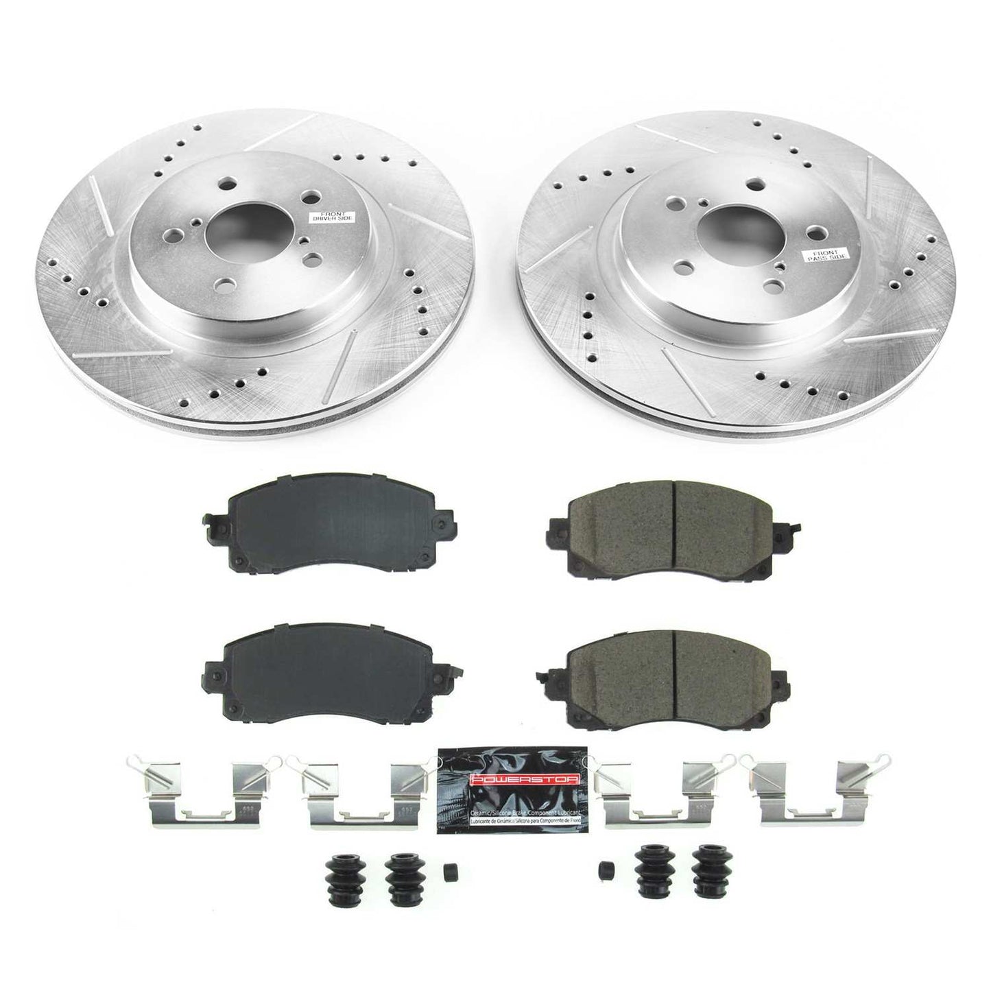 PowerStop Power Stop 18-19 Subaru Crosstrek Front Z23 Evolution Sport Brake Kit K7892