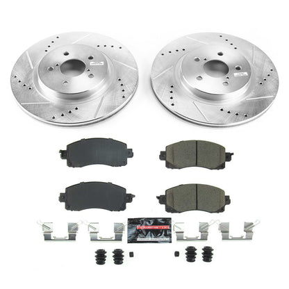 PowerStop Power Stop 18-19 Subaru Crosstrek Front Z23 Evolution Sport Brake Kit K7892