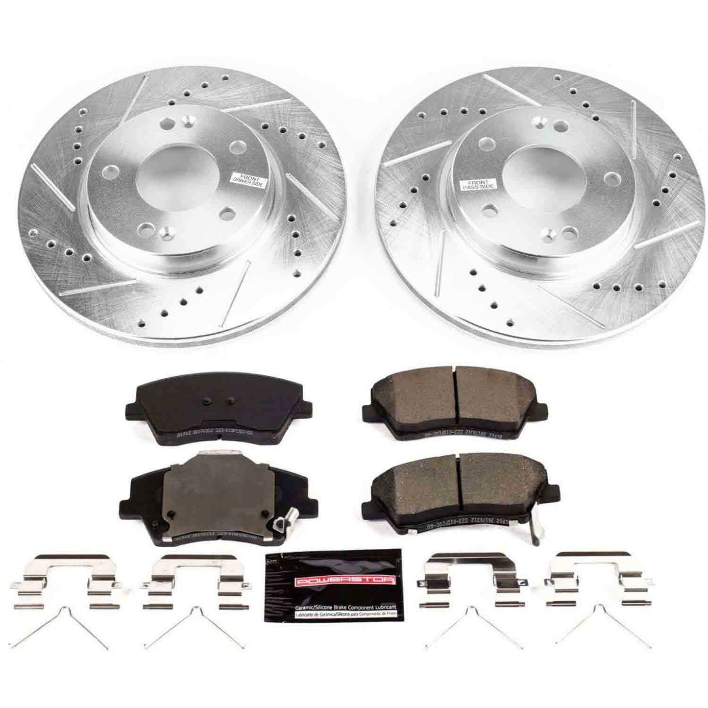 PowerStop Power Stop 17-19 Hyundai Ioniq Front Z23 Evolution Sport Brake Kit K7893