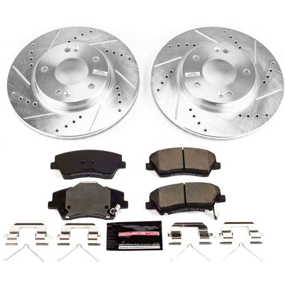 PowerStop Power Stop 17-19 Hyundai Ioniq Front Z23 Evolution Sport Brake Kit K7893