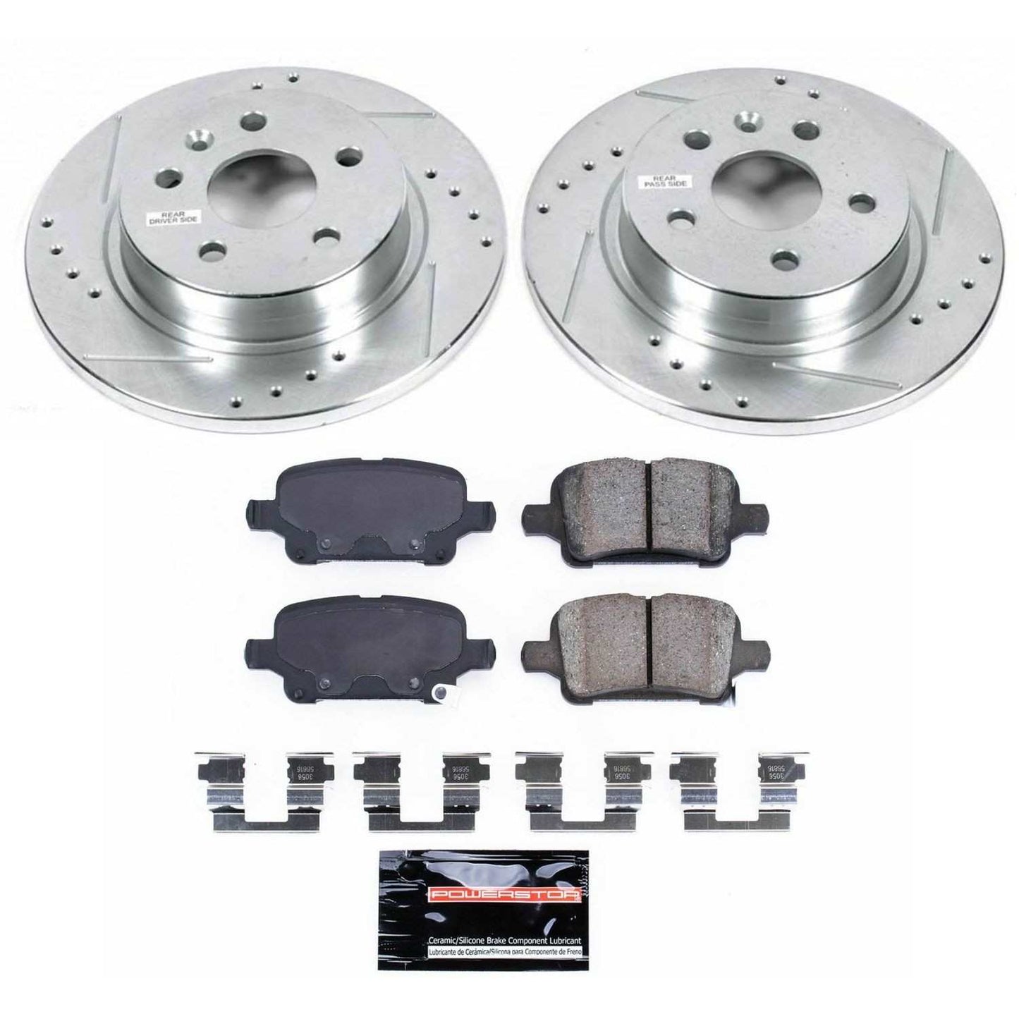 PowerStop Power Stop 2016 Chevrolet Cruze Rear Z23 Evolution Sport Brake Kit K7896
