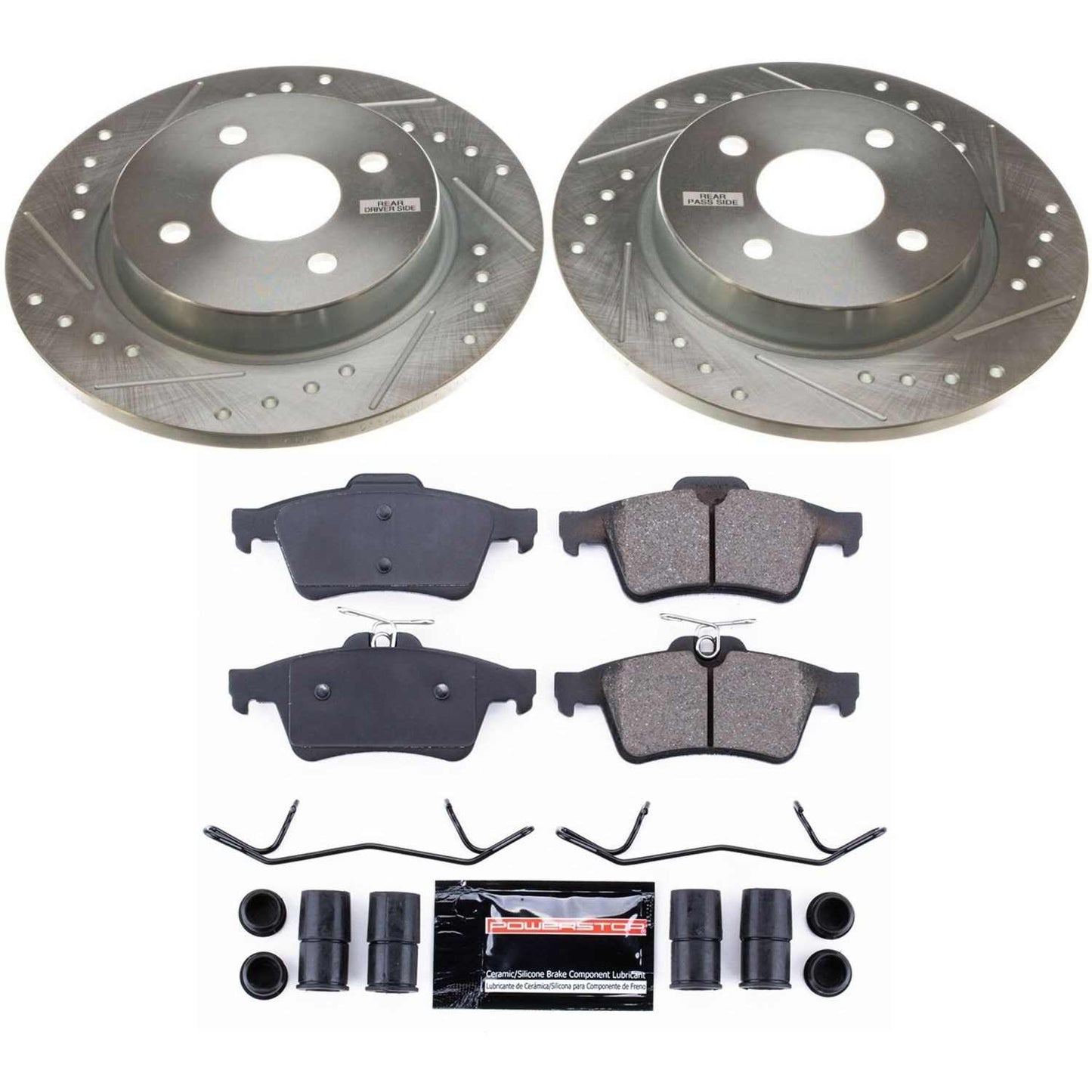PowerStop Power Stop 2018 Ford EcoSport Rear Z23 Evolution Sport Brake Kit K7898