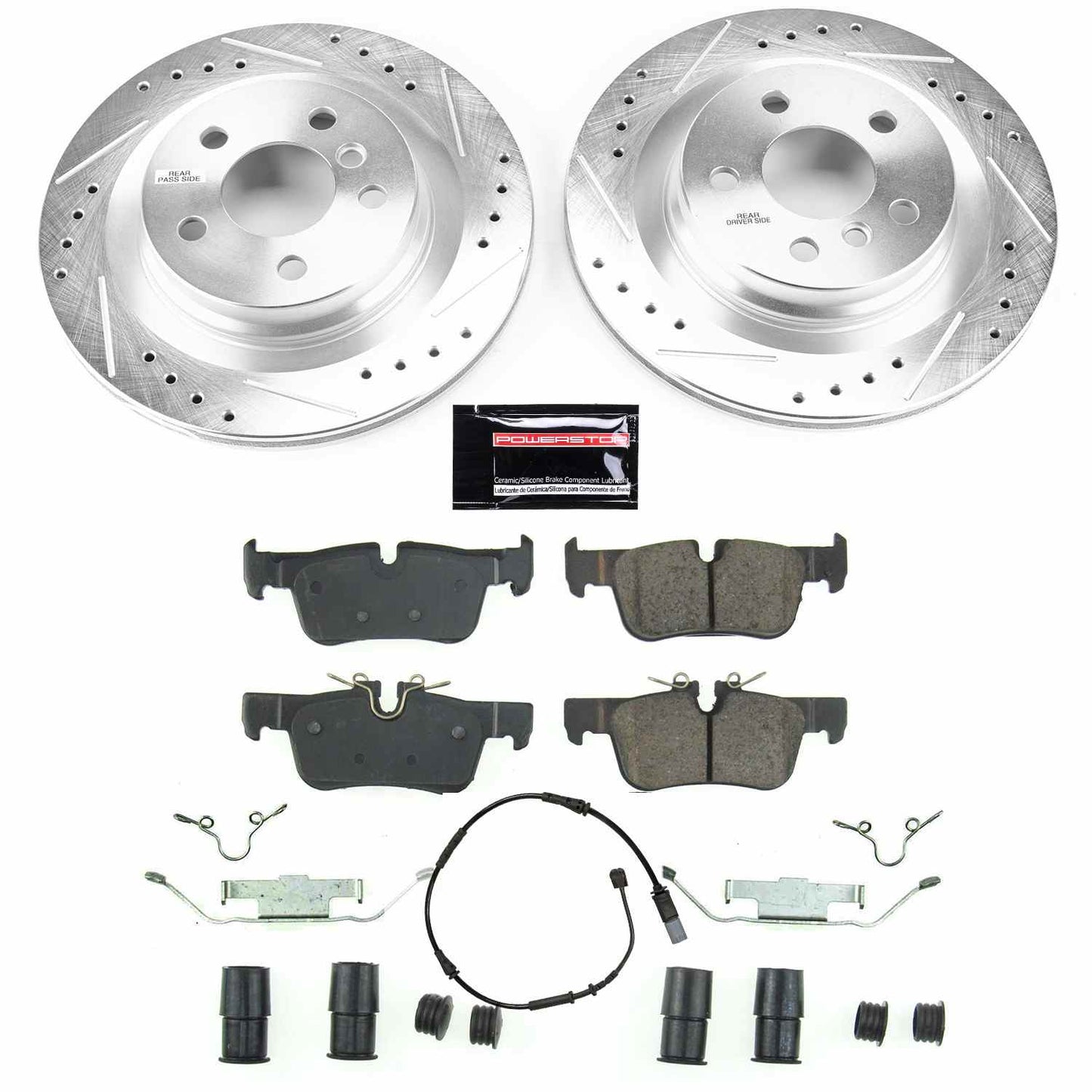 PowerStop Power Stop 16-19 BMW X1 Rear Z23 Evolution Sport Brake Kit K7899