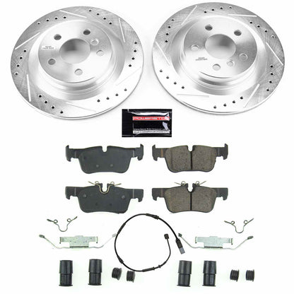 PowerStop Power Stop 16-19 BMW X1 Rear Z23 Evolution Sport Brake Kit K7899