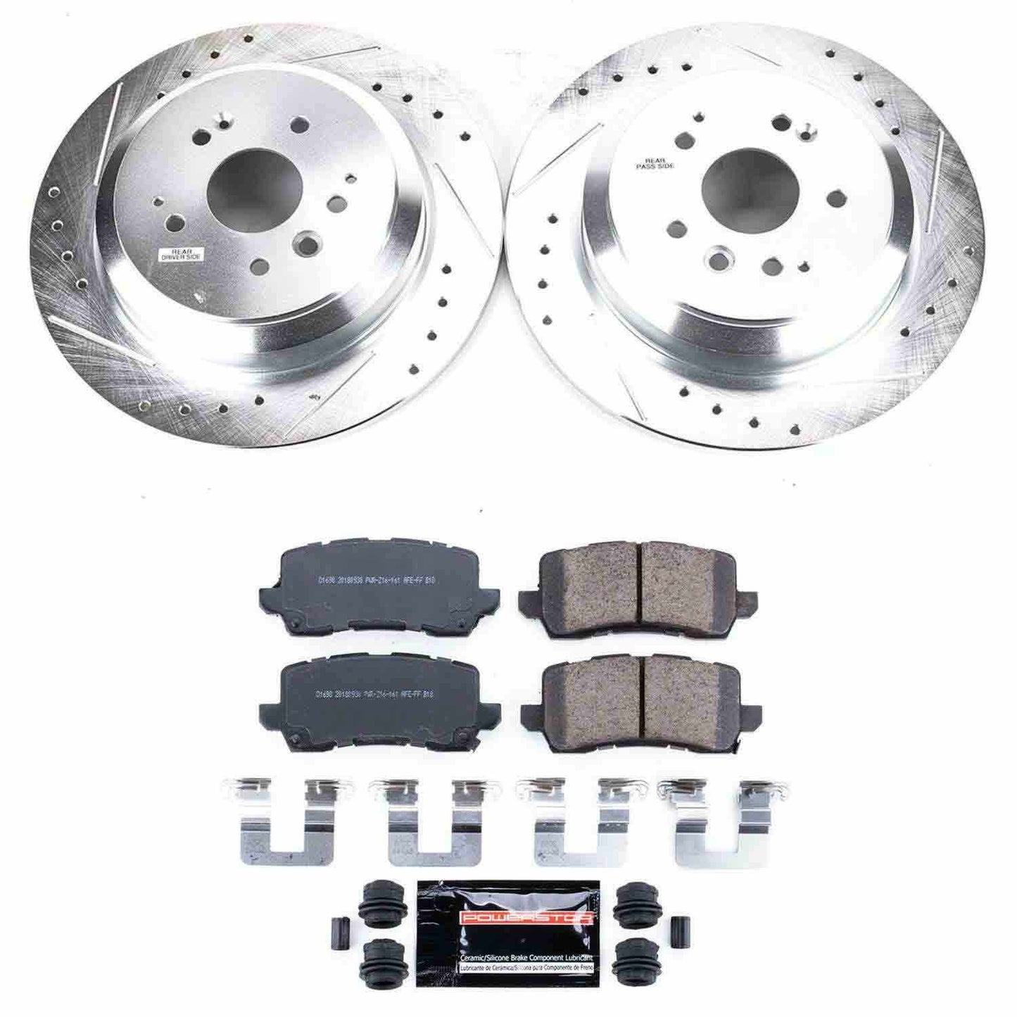 Power Stop 17-19 Acura MDX Rear Z23 Evolution Sport Brake Kit K7901