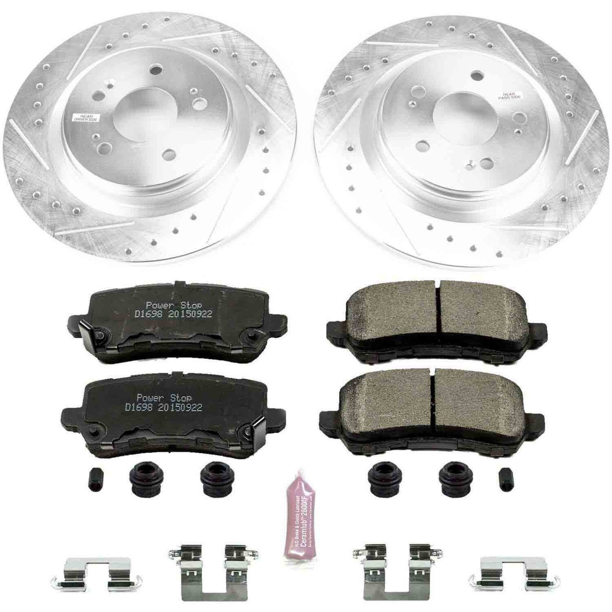 PowerStop Power Stop 18-19 Honda Odyssey Rear Z23 Evolution Sport Brake Kit K7903