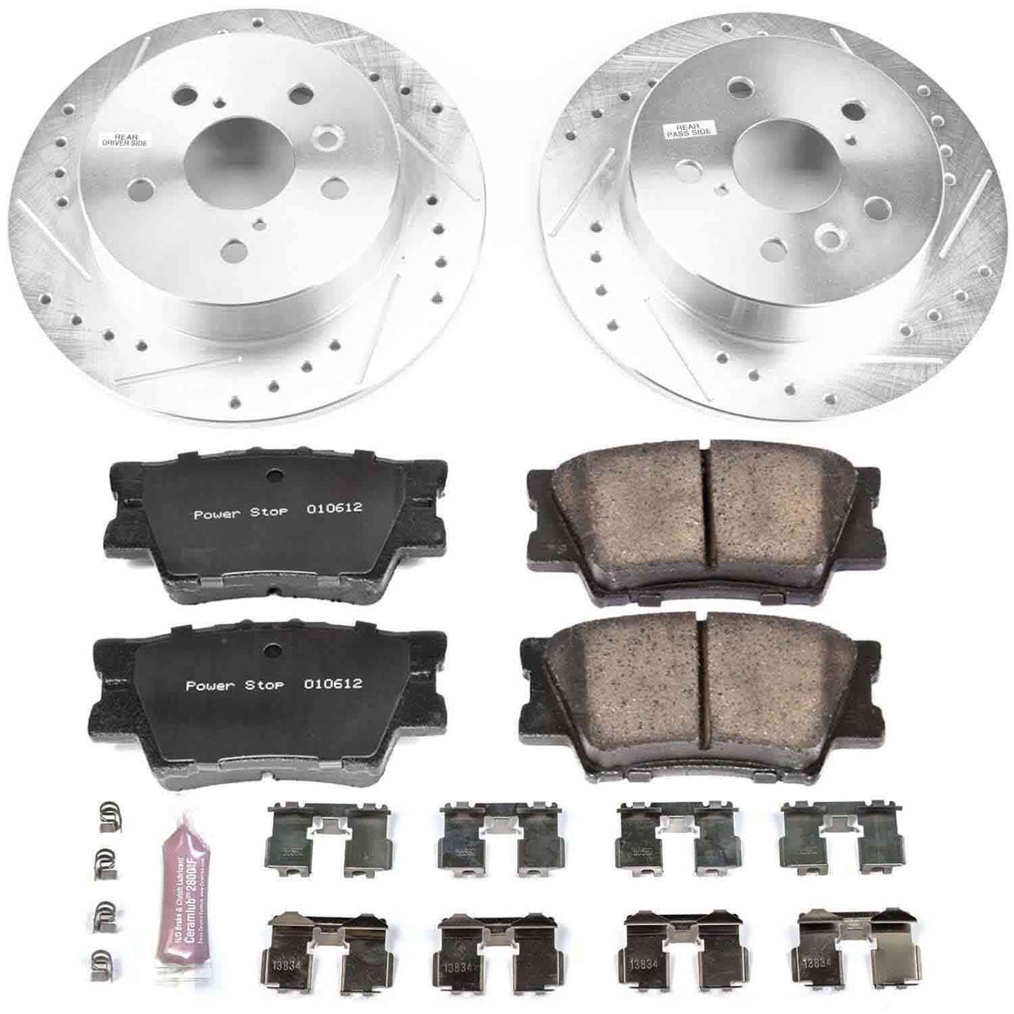 PowerStop Power Stop 18-19 Toyota Camry Rear Z23 Evolution Sport Brake Kit K7905