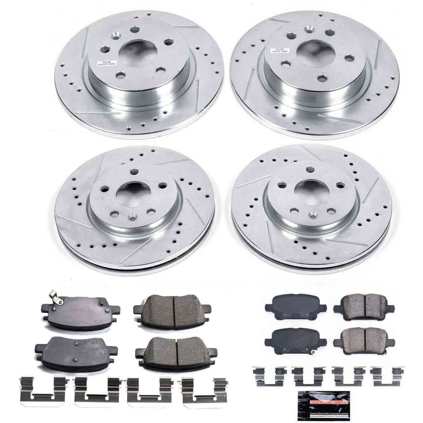 PowerStop Power Stop 2016 Chevrolet Cruze Front & Rear Z23 Evolution Sport Brake Kit K7907