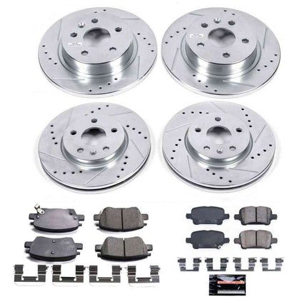PowerStop Power Stop 2016 Chevrolet Cruze Front & Rear Z23 Evolution Sport Brake Kit K7907