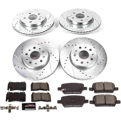 PowerStop Power Stop 16-18 Cadillac CT6 Front & Rear Z23 Evolution Sport Brake Kit K7908