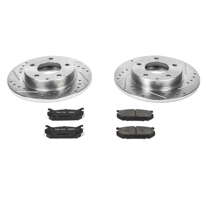PowerStop Power Stop 93-97 Ford Probe Rear Z23 Evolution Sport Brake Kit K790