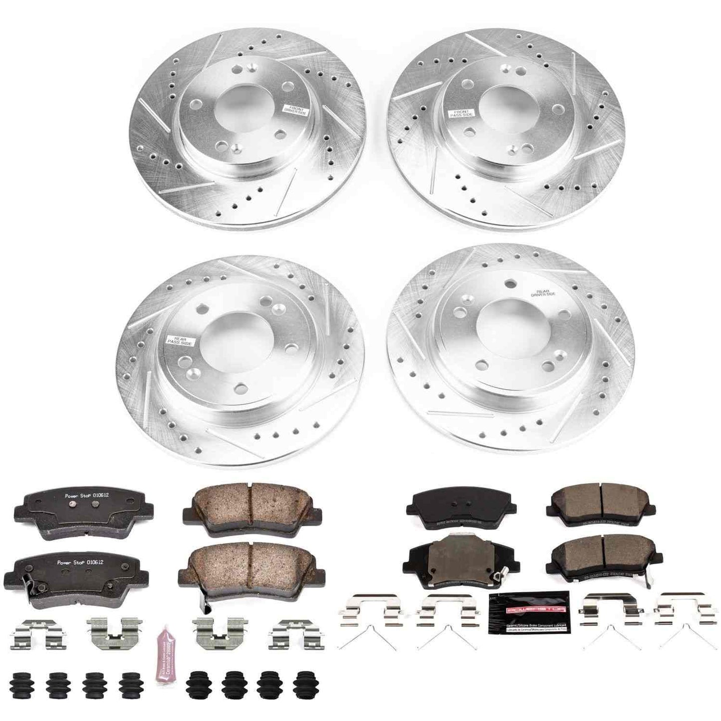 PowerStop Power Stop 2017 Hyundai Ioniq Front & Rear Z23 Evolution Sport Brake Kit K7929