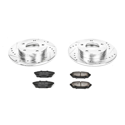 PowerStop Power Stop 01-03 Mazda Protege Rear Z23 Evolution Sport Brake Kit K792
