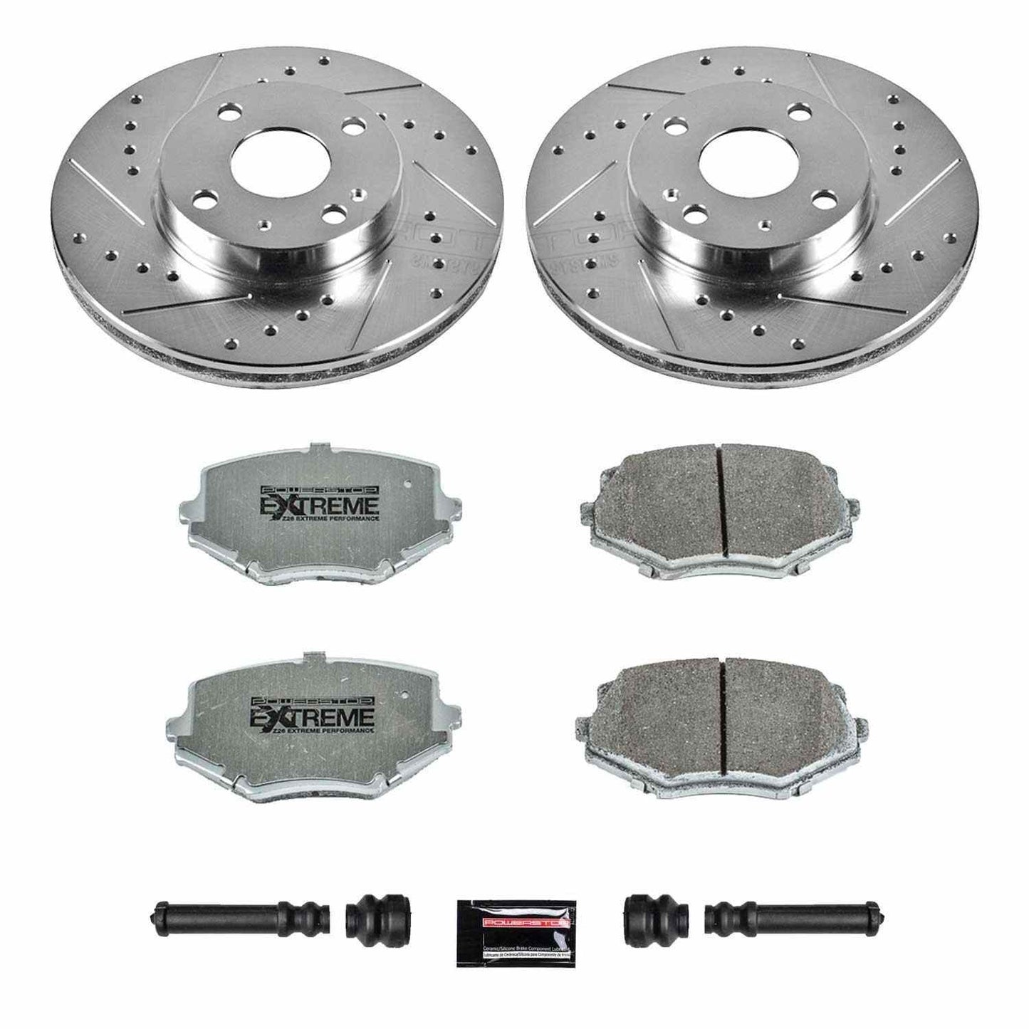 PowerStop Power Stop 94-97 Mazda Miata Front Z26 Street Warrior Brake Kit K793-26