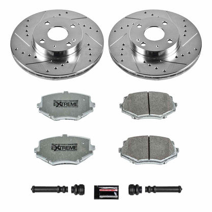 PowerStop Power Stop 94-97 Mazda Miata Front Z26 Street Warrior Brake Kit K793-26