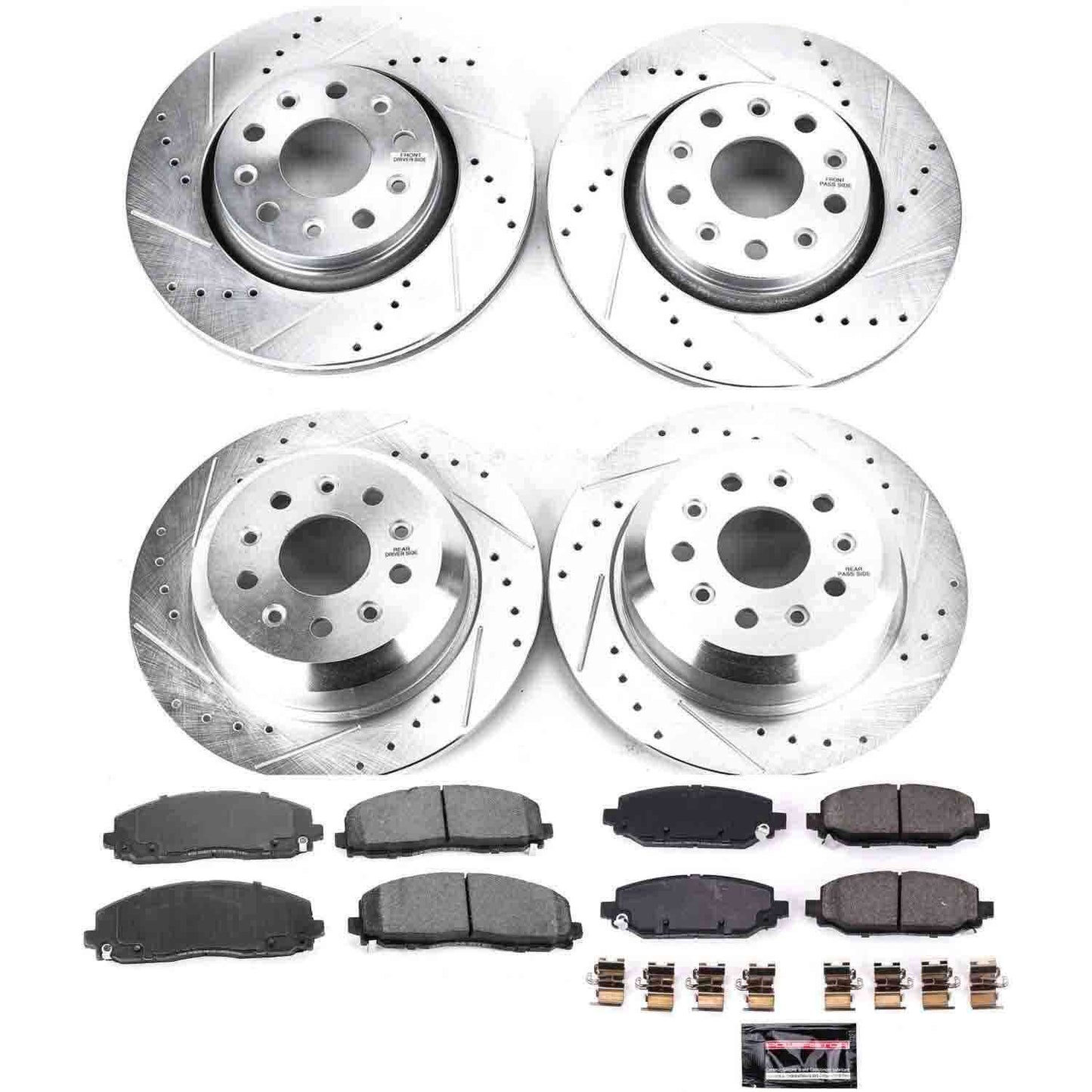 PowerStop Power Stop 18-19 Jeep Wrangler Front & Rear Z23 Evolution Sport Brake Kit K7938
