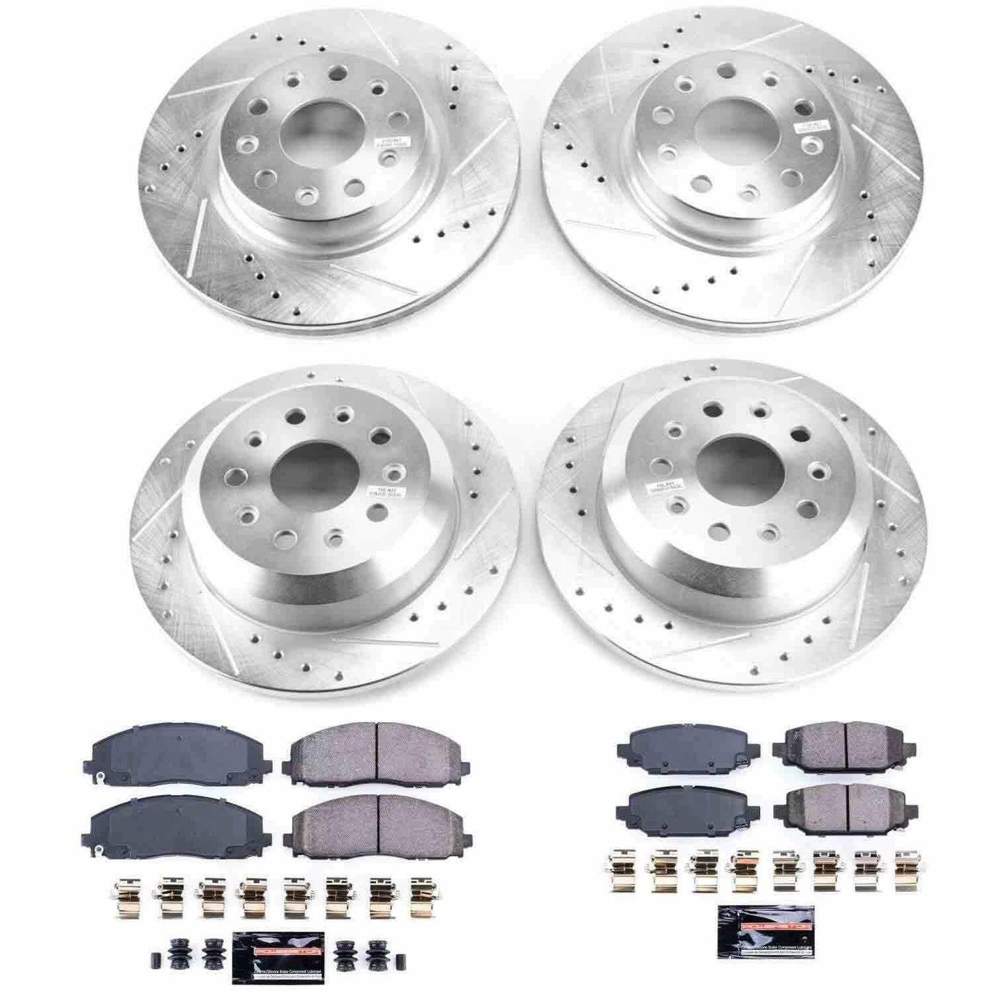 PowerStop Power Stop 18-19 Jeep Wrangler Front & Rear Z23 Evolution Sport Brake Kit K7939