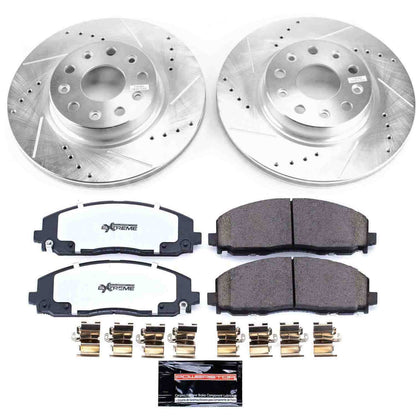 PowerStop Power Stop 18-19 Jeep Wrangler Front Z36 Truck & Tow Brake Kit K7941-36