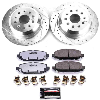 PowerStop Power Stop 18-19 Jeep Wrangler Rear Z36 Truck & Tow Brake Kit K7942-36