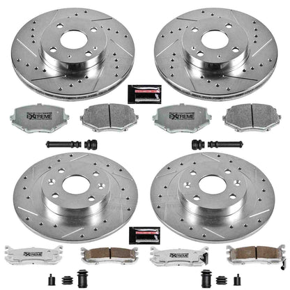 PowerStop Power Stop 94-97 Mazda Miata Front & Rear Z26 Street Warrior Brake Kit K794-26