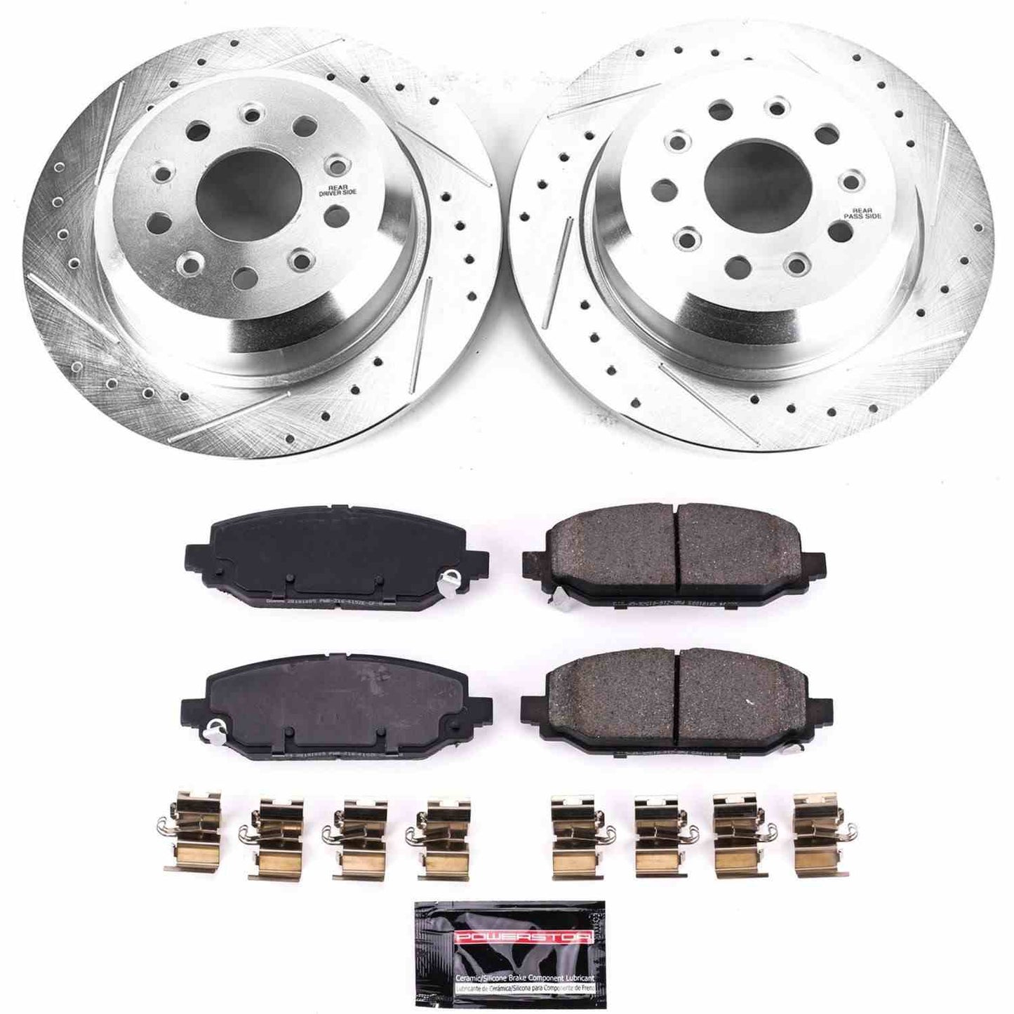 PowerStop Power Stop 18-19 Jeep Wrangler Rear Z23 Evolution Sport Brake Kit K7942