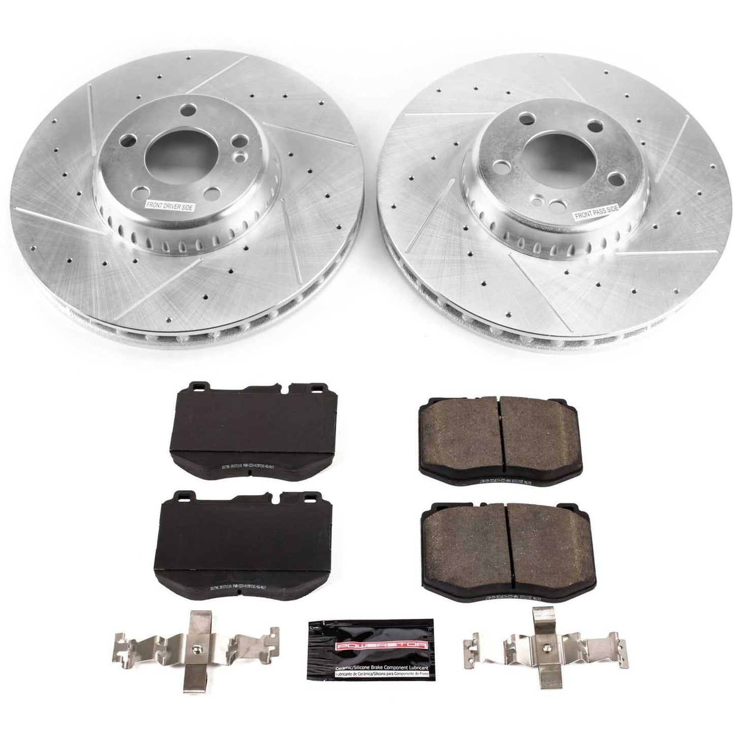 PowerStop Power Stop 2018 Mercedes-Benz C350e Front Z23 Evolution Sport Brake Kit K7969