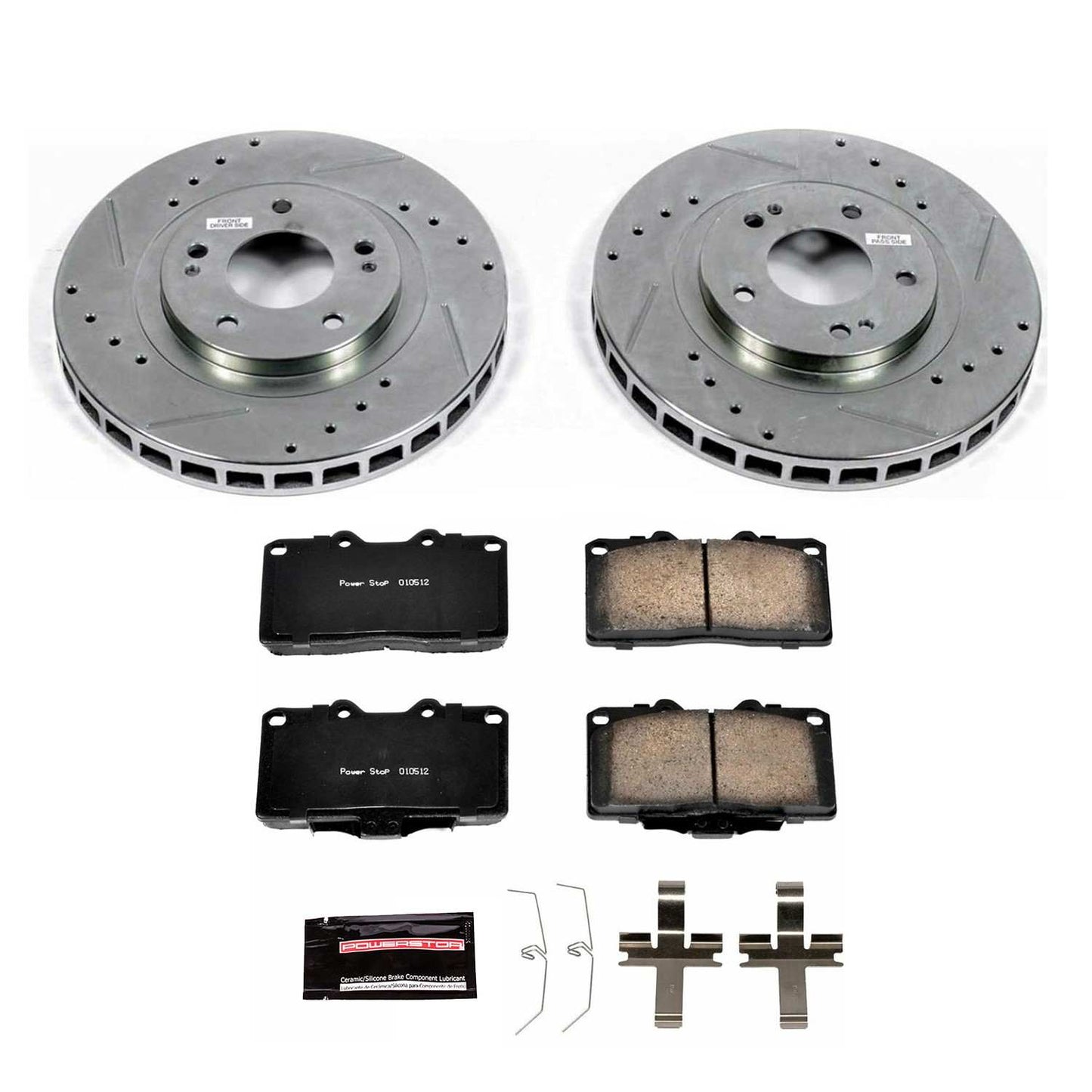 PowerStop Power Stop 91-93 Dodge Stealth Front Z23 Evolution Sport Brake Kit K796