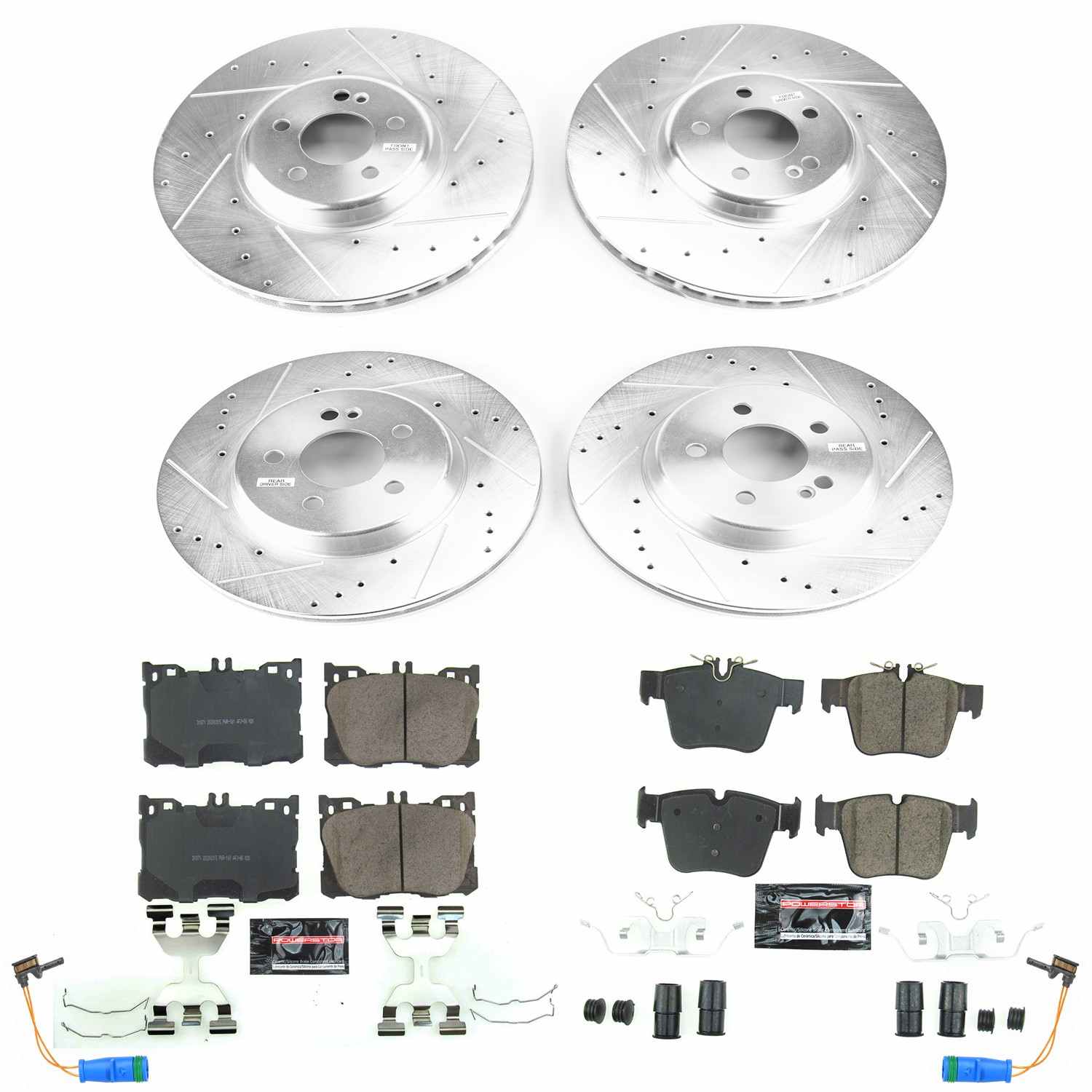 Power Stop 2018 Mercedes-Benz C43 AMG Front & Rear Z23 Evolution Sport Brake Kit K7988