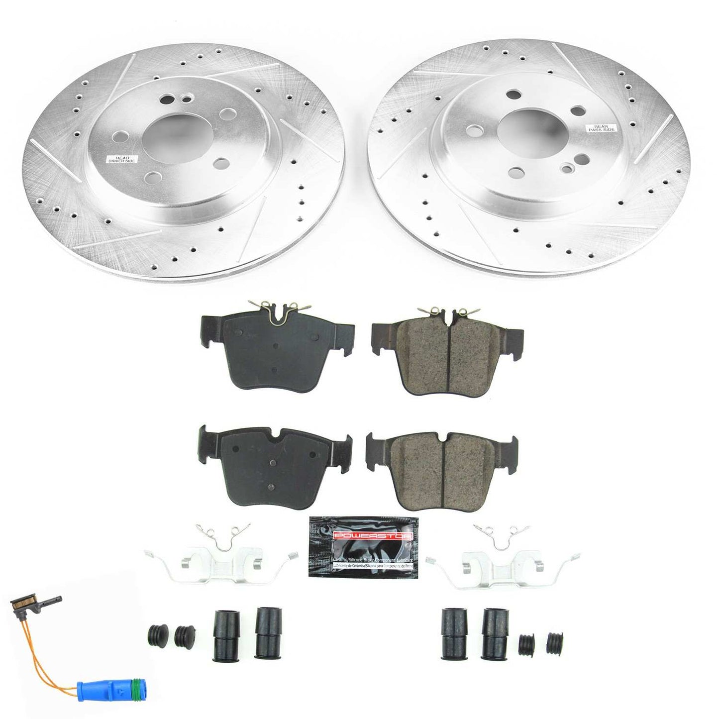 PowerStop Power Stop 2018 Mercedes-Benz C43 AMG Rear Z23 Evolution Sport Brake Kit K7990