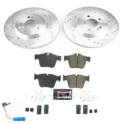 PowerStop Power Stop 2018 Mercedes-Benz C43 AMG Rear Z23 Evolution Sport Brake Kit K7990